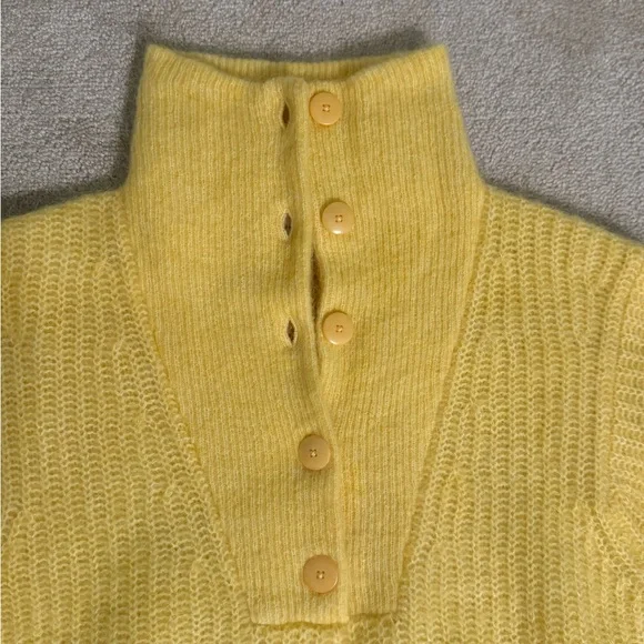 Sezane Button-Up Knit Sweater - Picture 3 of 6